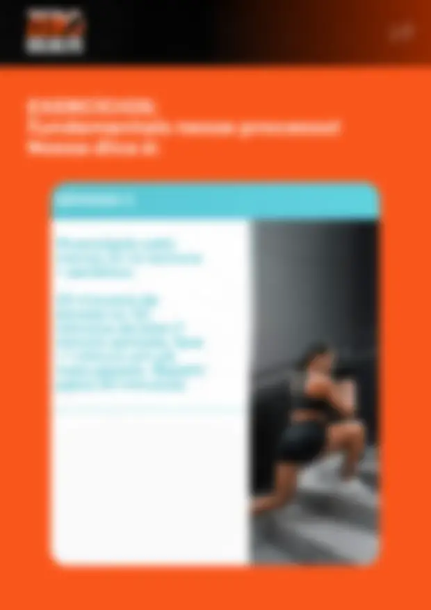Página do guia com a prescrição de treino da semana